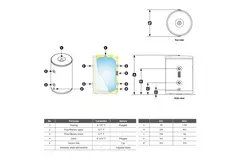 LG buffervat 60L RVS