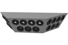 Nozzle jet Plenum Halve UFO-6 996x1992x346