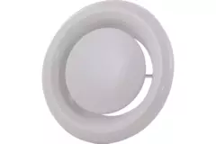 Ventilatie afvoer ventiel 100mm metaal - E-DVS100 RAL 9016