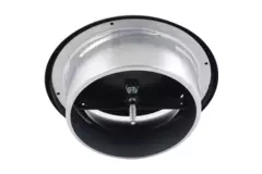 Ventilatie toevoer ventiel 200mm metaal - S-DVS200 RAL 9005 30% glans