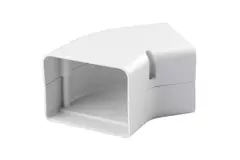 ClimaConnect 45° platte bocht voor montagekanaal 100 mm - RAL 9010
