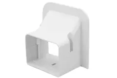 ClimaConnect muurrosette voor montagekanaal 100 mm - RAL 9010