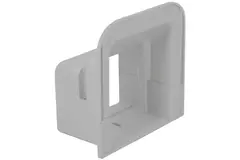 ClimaConnect muurrosette voor montagekanaal 100 mm - RAL 9010