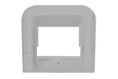 ClimaConnect muurrosette voor montagekanaal 100 mm - RAL 9010
