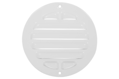 Buitenrooster rond 80mm aluminium - RAL9016