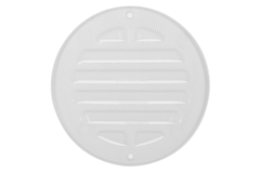 Buitenrooster rond 80mm aluminium - RAL9016