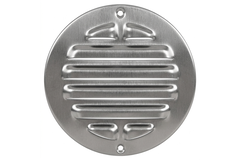 Buitenrooster rond 80mm RVS304