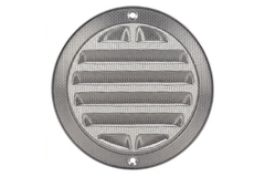 Buitenrooster rond 200mm RVS304