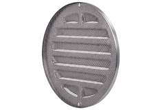 Buitenrooster rond 200mm RVS304
