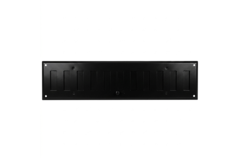 Wandrooster verstelbaar 500x150mm metaal - RAL 9005 30% glans