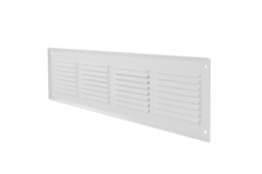 Wandrooster 400x100mm aluminium - RAL9016