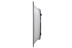 Plafondrooster rond met vast patroon Ø 200 mm - RAL9010