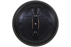 Plafondrooster rond met vast patroon Ø 300 mm - RAL9005 30% glans