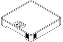 LG cover plate voor Therma V binnenunit (bij verplaatste bediening)