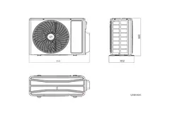 Tosot Nordic Ultra by Gree buitenunit R32 3,5-4,2 kW