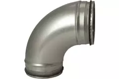 Ronde spiro bocht 90° Ø 125mm voor spirobuis