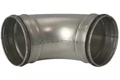 Ronde spiro bocht 90° Ø 125mm voor spirobuis