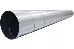 Spirobuis Ø 125mm lengte 1,5 meter - Gegalvaniseerd
