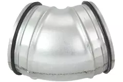 Korte ronde spiro bocht 45° Ø 150mm voor spirobuis