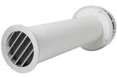 Geïsoleerde geveldoorvoer voor natuurlijke ontluchting diameter 125 mm - SPK2-125