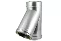 DW diameter 130 mm (130/180) T-stuk T135 I316L/I304 (D0,5/0,6)