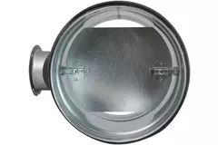 Thermoduct 13 mm handbediende regelklep diameter 180 mm geïsoleerd