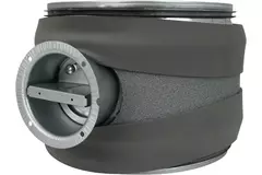 Thermoduct 13 mm handbediende regelklep diameter 180 mm geïsoleerd