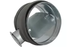 Thermoduct 13 mm handbediende regelklep diameter 180 mm geïsoleerd