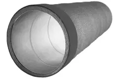 Thermoduct geïsoleerde spirobuis - diameter 200 mm - 2000 mm - 9 mm isolatielaag