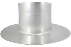 Thermoduct aluminium plakplaat voor dakdoorvoer diameter 315 mm