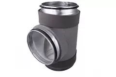 Thermoduct geïsoleerd T-stuk diameter 200 mm - 200 mm (90 graden)