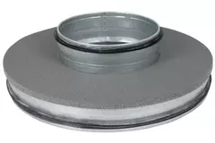 Thermoduct geïsoleerde deksel met vlakke tuit diameter 200 mm - 160 mm