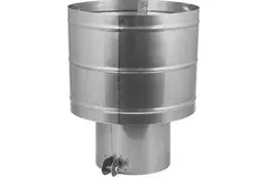 Trekkende kap diameter 130 mm I316L (D0,6)