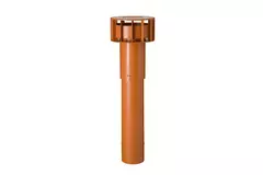 Ubbink Multivent dakdoorvoer Ø 131mm terracotta 270m³/h - lengte 750mm