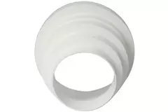 Kunststof ventilatie verloop universeel voor diameter 80 t/m 150 mm VA80