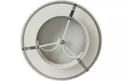 Ventilatie toevoerventielen kunststof 125 mm RAL 9003 met klemveren en schone sector - VST125