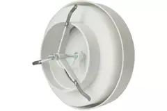 Ventilatie toevoerventielen kunststof 125 mm RAL 9003 met klemveren en schone sector - VST125
