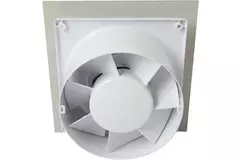 Air Roxy badkamerventilator met aansluitdiameter 100 mm - front goud aluminium