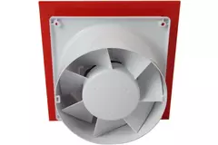 Air Roxy badkamerventilator met aansluitdiameter 100 mm met timer - kunststof front rood