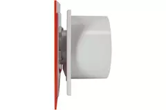 Air Roxy badkamerventilator met aansluitdiameter 100 mm met timer - kunststof front rood