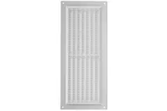 Ventilatierooster rechthoekig met grill 130x300 wit - VR1330