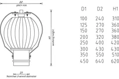 Windgedreven ventilator Penn 100mm aluminium - 28m3/h