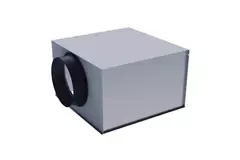 Ongeïsoleerde plenum voor vierkante wervelroosters 494x494 mm (WP100S)