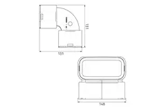 Ubbink Air Excellent 55SC kit bocht verticaal