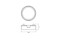 Ubbink Air Excellent 48C bevestigingsclips 10 stuks